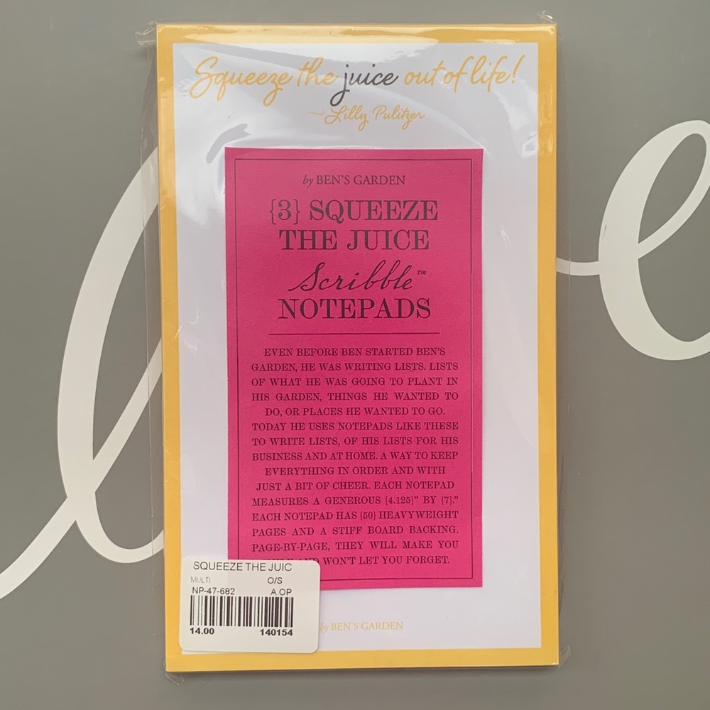 Yellow Lemon Note Pad Set! - Picture 3 of 5
